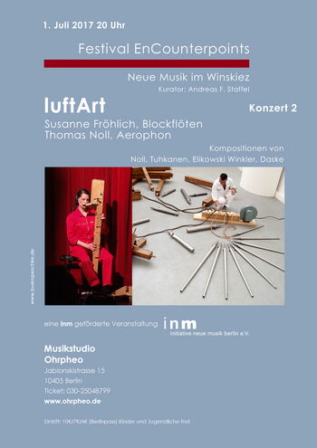 Susanne Fröhlich | Blockflöten Thomas Noll | Aerophon - luftArt - Musikstudio Ohrpheo